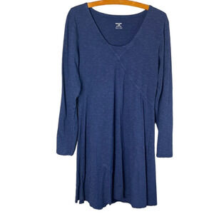 Horny Toad Women's Oblique V Dress Size Medium in Blue